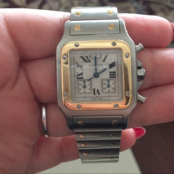 Authentic Cartier Santos 2425 Watch - Picture 3 of 7